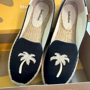 Soludos Slip On Palm Espadrilles Size 9